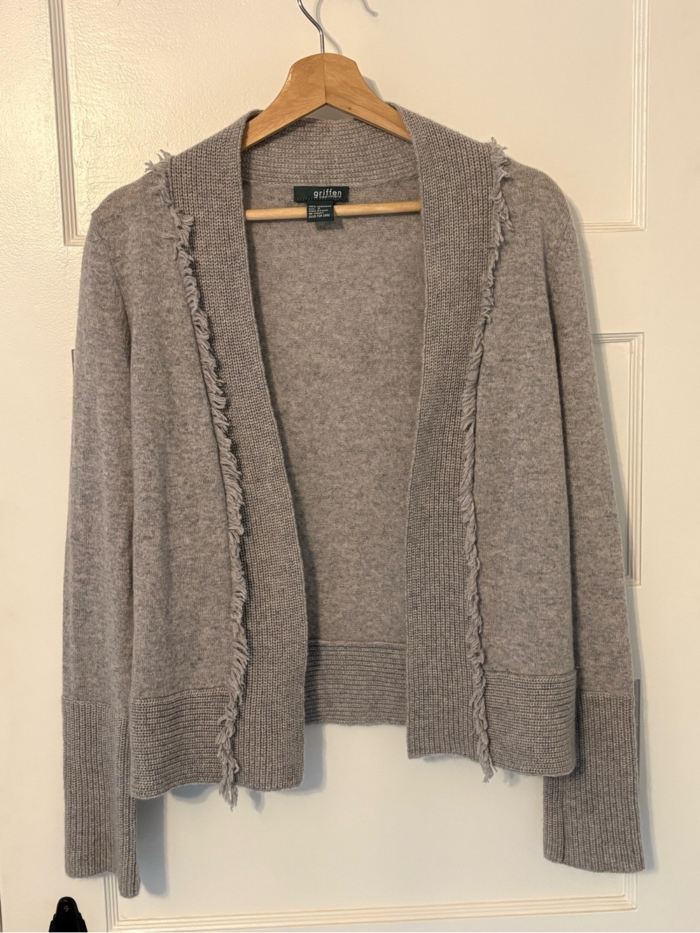 Griffen open-front cashmere cardigan
